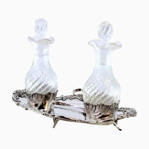 Altar-Männchen aus geprägtem Silber, 2 . Set