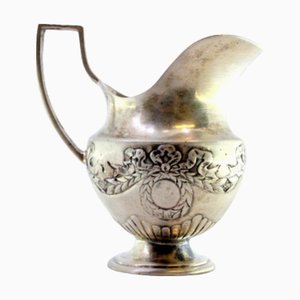 Miniatur Silver Creamer mit Reliefs