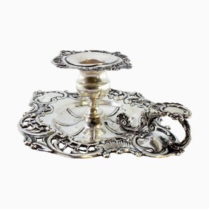 Pagaie en Argent avec Reliefs et Carte Monogram