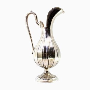 Wasserkrug aus gummiertem Silber mit Gravur