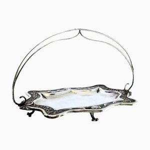 Cut-Out Silver Ring with Double Handle