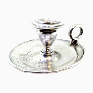 Silver Paddle with Engraved Floral Motifs