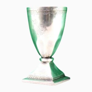 Silberpokal mit Gravuren