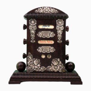 Calendar in Rosewood with Trembles and Silver Applications