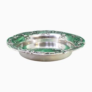 Silver Catchall with Edge Reliefs and Friezes