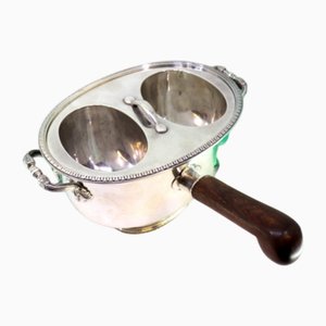 Silver Chafing Dish with Two Tanks