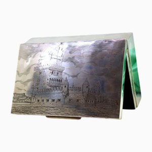 Silver Tobacco Box with Engraving