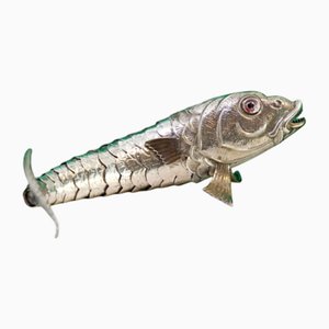 Articulated Silver Fish with Reliefs and Applications