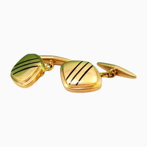 Yellow Gold Cufflinks, Set of 2