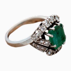 Platinum Ring with Diamonds