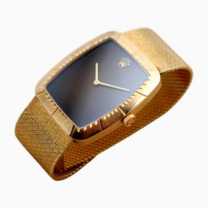 Goldene Armbanduhr von Rolex