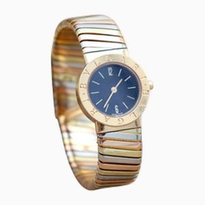 Dreifarbige goldene Uhr von Bulgari