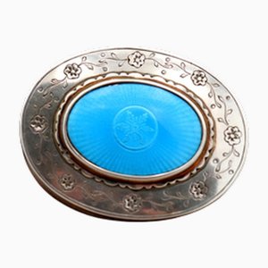 Silver Box with Elliptical Shape
