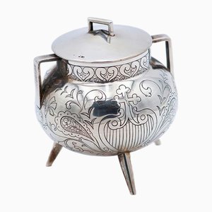 Olla de plata vintage