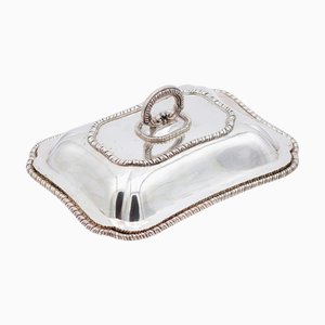 Silver Plate with Raised Friezes