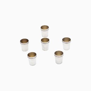 Silberne Likörgläser, 6 . Set