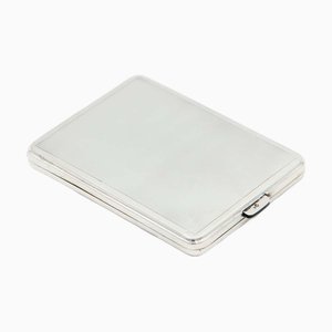 Rectangular Shaped Silver Cigarette Case