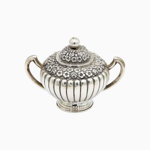 Sucrier en Argent Gommé