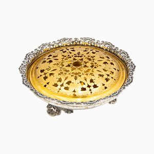 Silver Fruit Bowl with Wire Rack