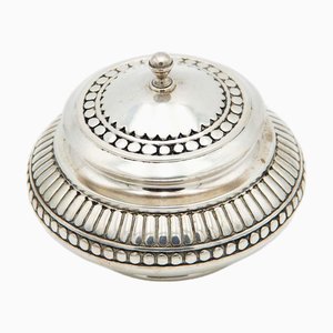 Dalle en Argent avec Reliefs Cannelés
