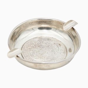 Silver Ashtray with Coat of Arms of Portugal