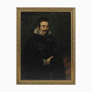 Spanischer Schulkünstler, Porträt eines Adligen, Öl auf Leinwand
