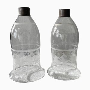 Bottles in Crystal, Set of 2