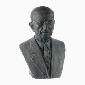 Henrique Moreira, Bust, 1970s, Gesso