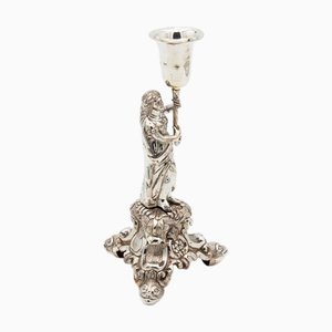 Silver Triangular Toothpick Holder
