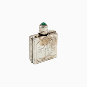 Flacon de Parfum avec Structure et Gravures en Argent