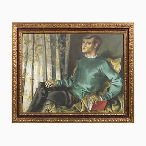 William Camarinha, Portrait de Luís Cid Monteiro, Huile sur Toile