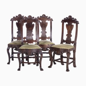 Vintage Chairs in Chestnut, Set of 4