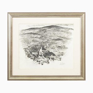 Antonio Cruz, Paredes De Coura, Fusain sur Papier