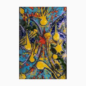 Enameled Plaque by Martins Lhano