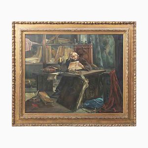 A. Tavares, John of the Rules, Öl auf Leinwand