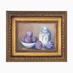 Sarah Alarcão, Still Life, Oil on Canvas Glued to Panel