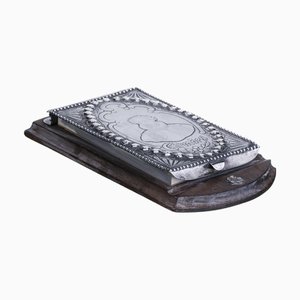 Block Holder in Silver