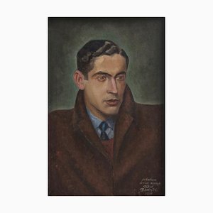 Julio Resende, Portrait, Oil on Canvas