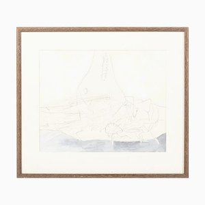 Grace Morais, Masks (VII), Acrylic and Graphite Drawing on Paper