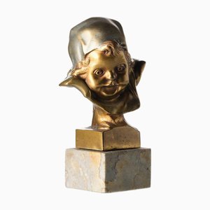 Bronze Bust of Boy