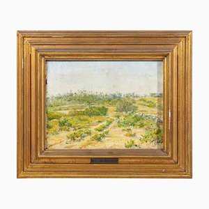 Wheaty Hawk, Landschaft, Öl auf Leinwand