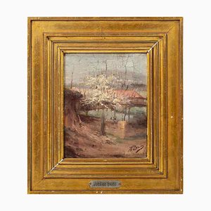 Joseph De Brito, Landscape, Oil on Cardboard