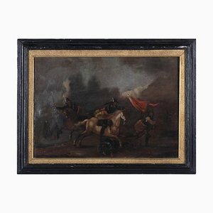 French School Artist, War of the Vende, Oil on Canvas