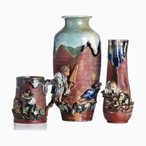 Japanese Pits and Mug, Set of 3