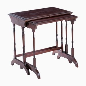 Nesting Tables in Mahogany, Set of 2