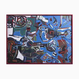 Carlos Mesquita, Composition, Oil on Canvas