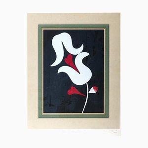 Fernando Azevedo, A Flower pour António Pedro, Sérigraphie sur Papier