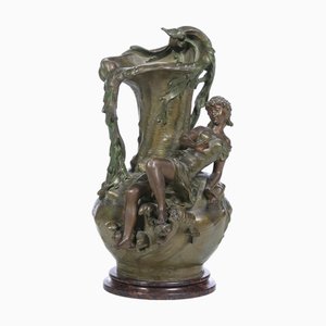 Bronze Vase by Virgile Morey