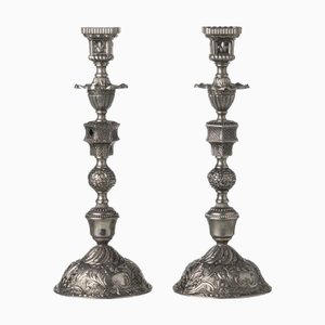 Large Candlesticks, Set of 2