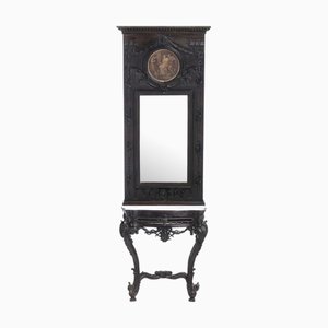 Portuguese Mirror in Chestnut